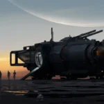 Nghệ thuật ý tưởng mới của Mass Effect 5, có thể là một căn cứ không gian hoặc Mass Relay