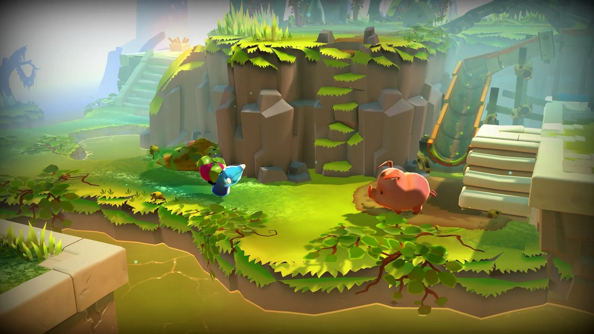 Người chơi giải đố sắp xếp vật thể trong game The Last Campfire