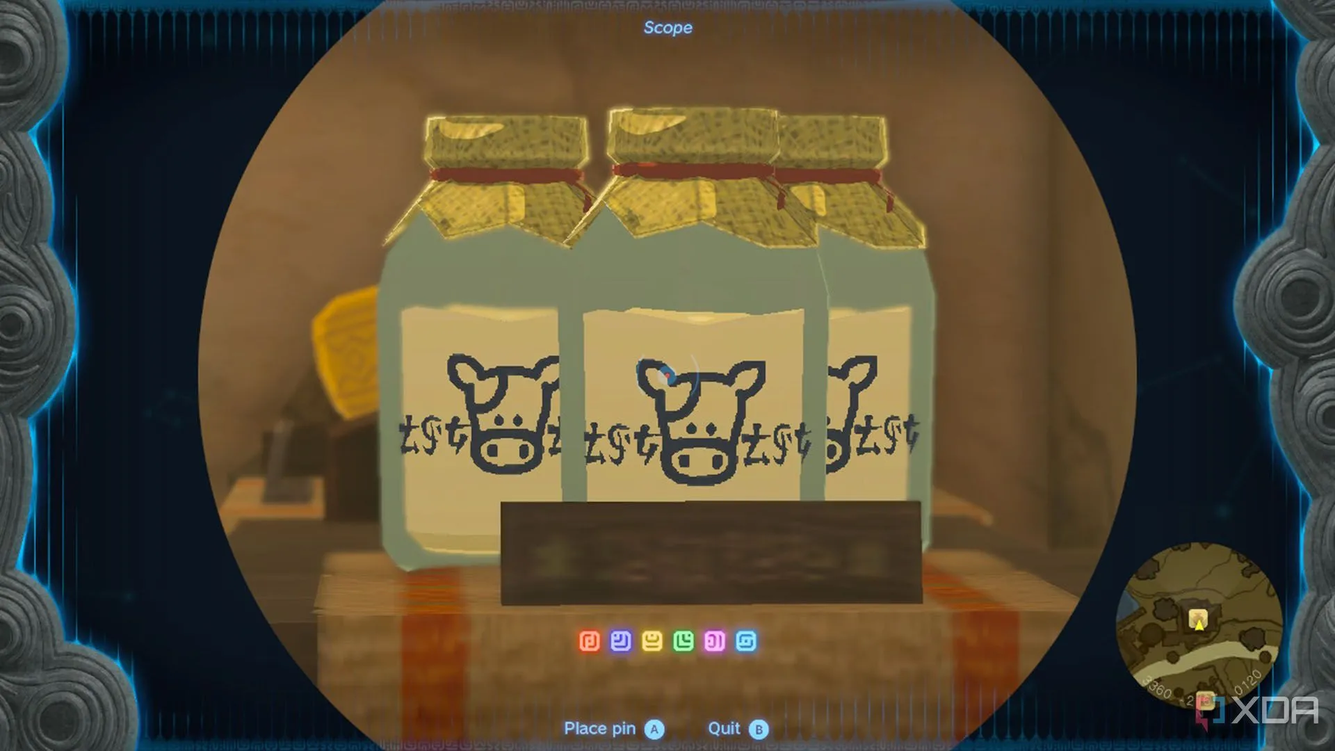 Nhãn hiệu trên chai sữa tươi có logo Lon Lon Ranch quen thuộc từ Ocarina of Time, một chi tiết ẩn trong Zelda TOTK.