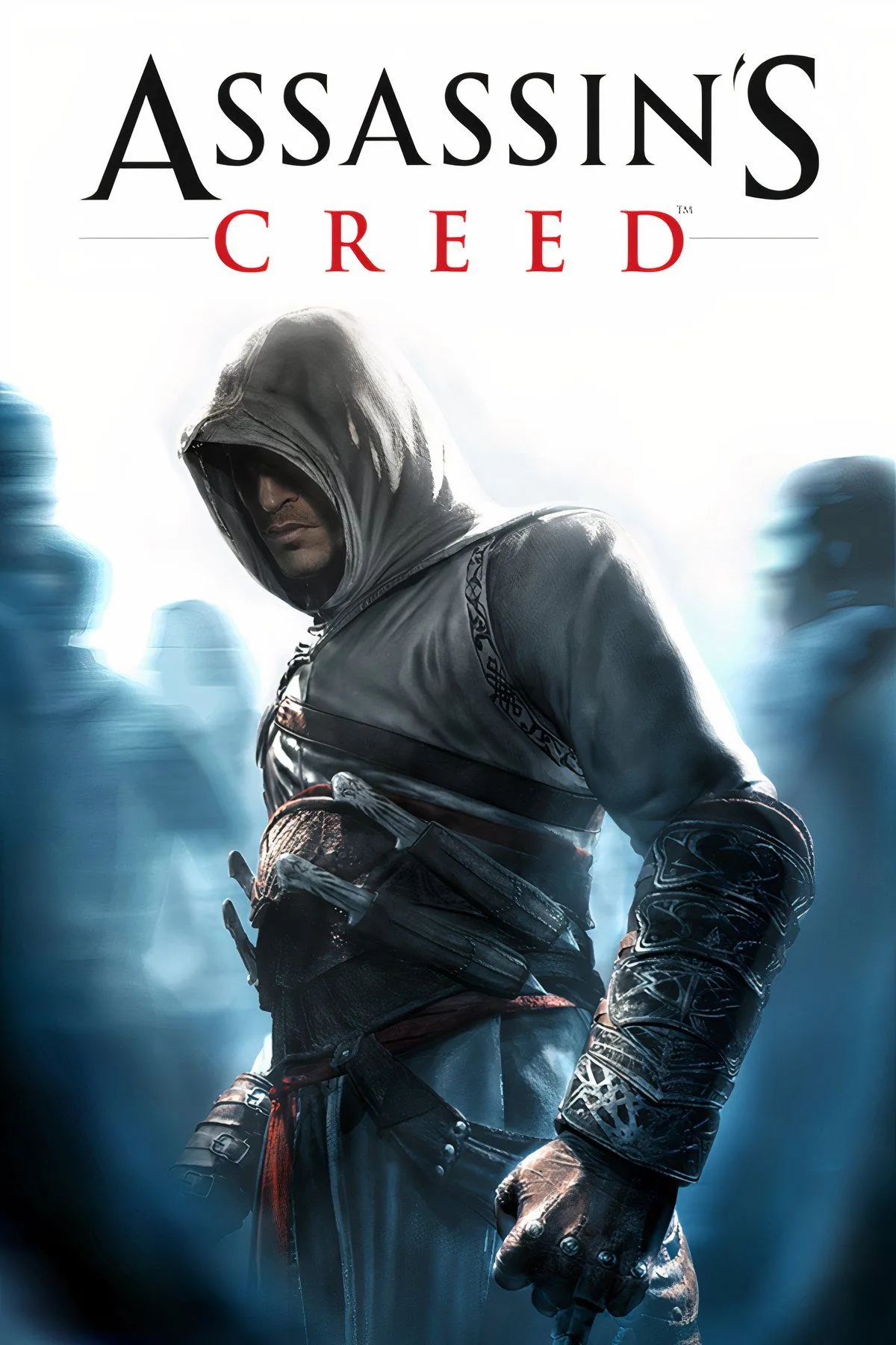 Nhân vật Altaïr ibn-La'Ahad của Assassin's Creed đứng trên đỉnh cao quan sát Thánh Địa