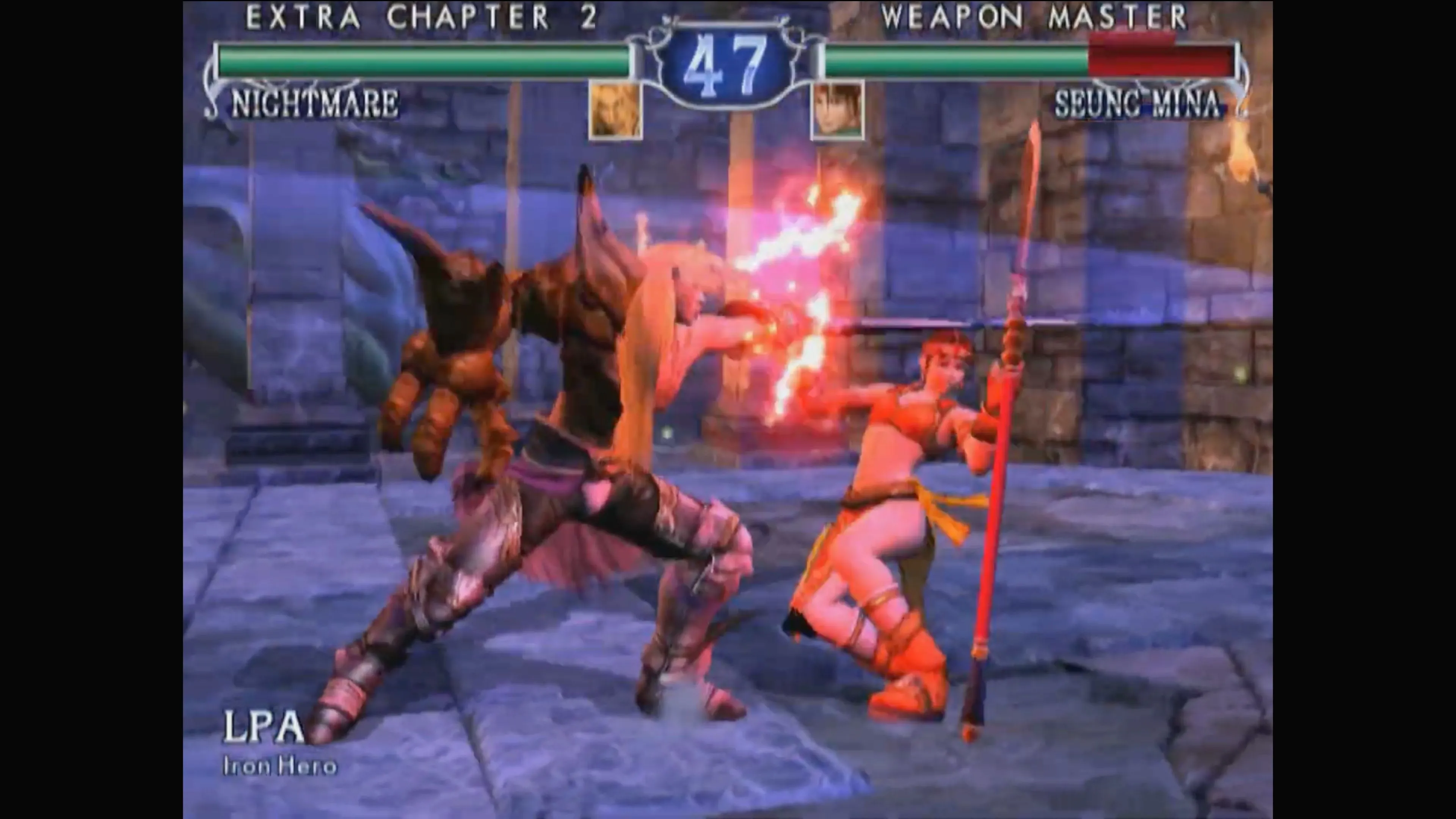 Nhân vật chiến đấu Astaroth trong SoulCalibur II, game đối kháng kinh điển cho GameCube.