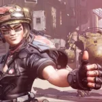 Nhân vật Moze trong Borderlands 3 với biểu cảm tích cực, minh họa cho việc game có mặt trên Xbox Game Pass