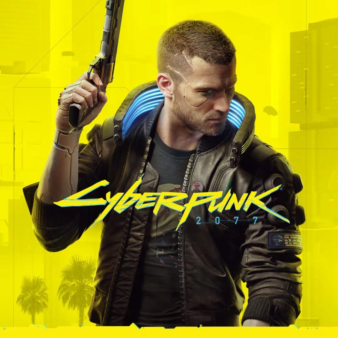 Nhân vật V với trang phục cyberpunk trong thế giới Night City của Cyberpunk 2077