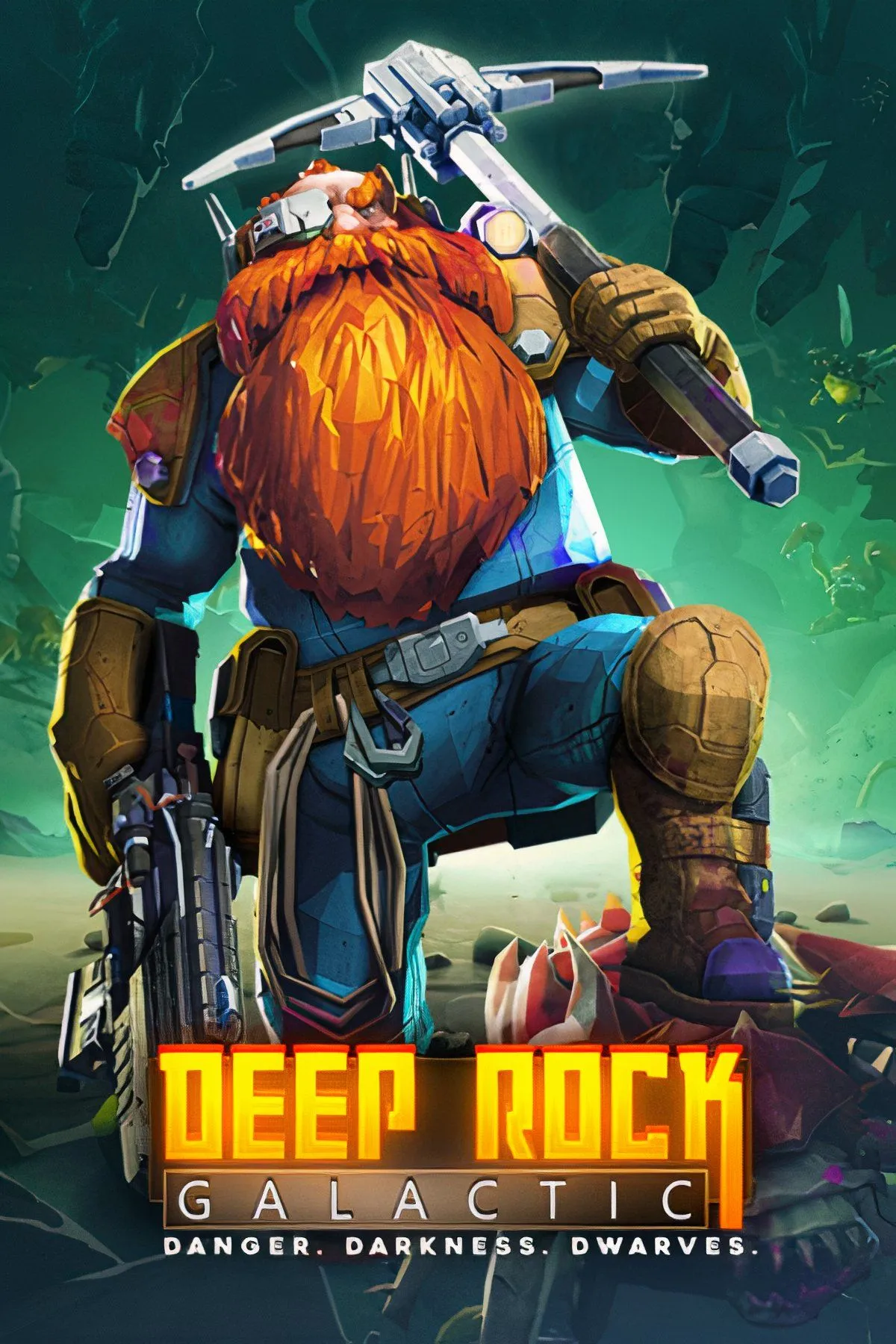 Nhóm lính lùn không gian đang chiến đấu với quái vật và khai thác khoáng sản quý hiếm trong Deep Rock Galactic