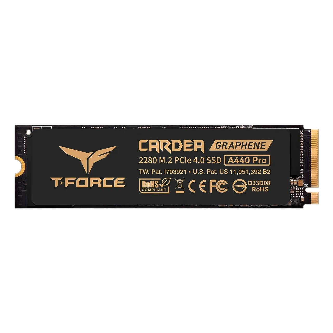 Ổ cứng SSD Team Group T-FORCE CARDEA A440 M.2 2TB với tản nhiệt hiệu quả