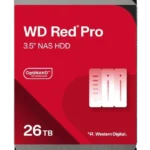 Ổ cứng Western Digital WD Red Pro 26TB cho hệ thống NAS chuyên nghiệp