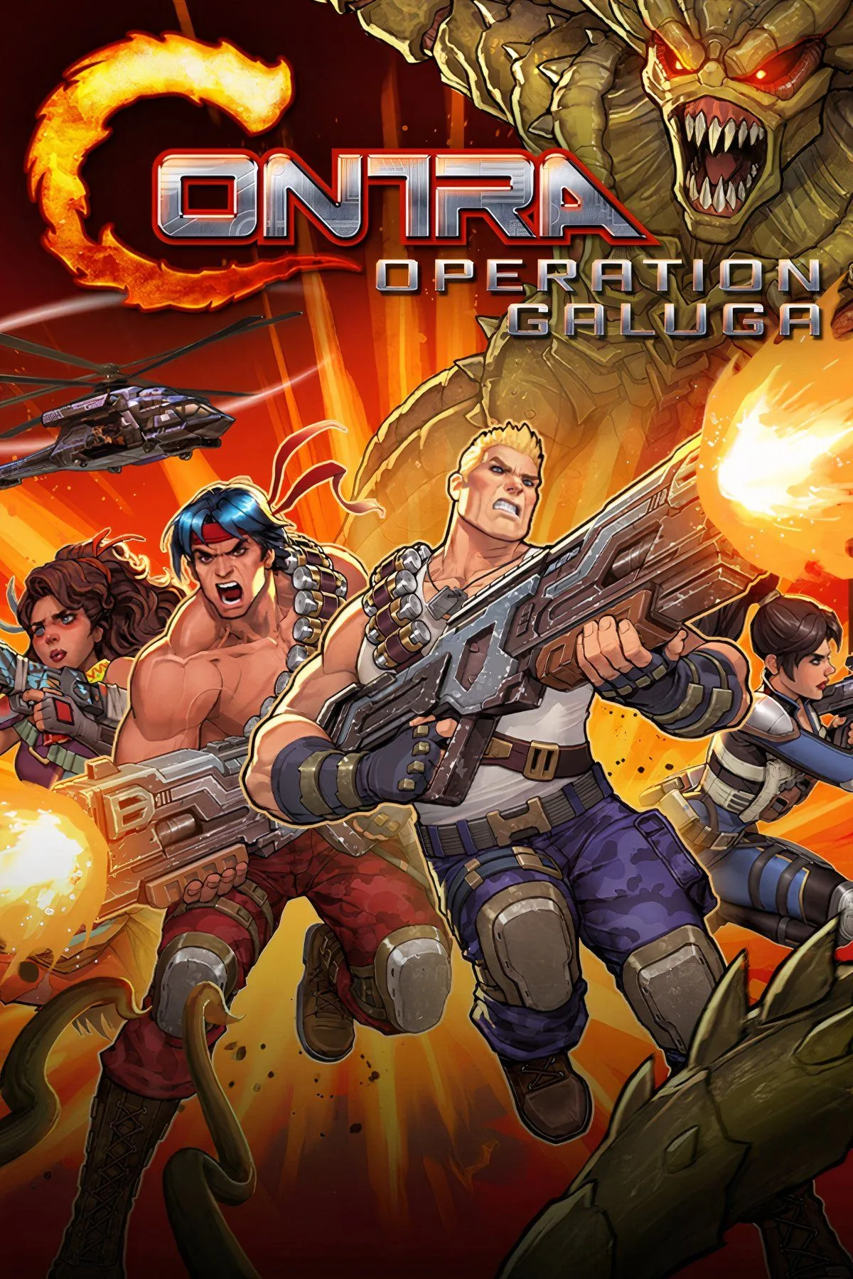 Screenshot game Contra 3: The Alien Wars trên SNES với hình ảnh đồ họa pixel cổ điển