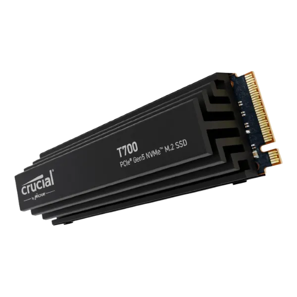 SSD Crucial T700 PCIe 5 NVMe có bộ nhớ đệm DRAM