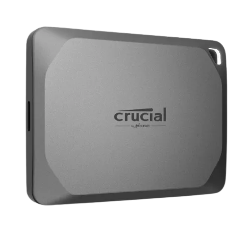 SSD di động Crucial X9 Pro 4TB với thiết kế nhỏ gọn và cổng USB-C tiện lợi