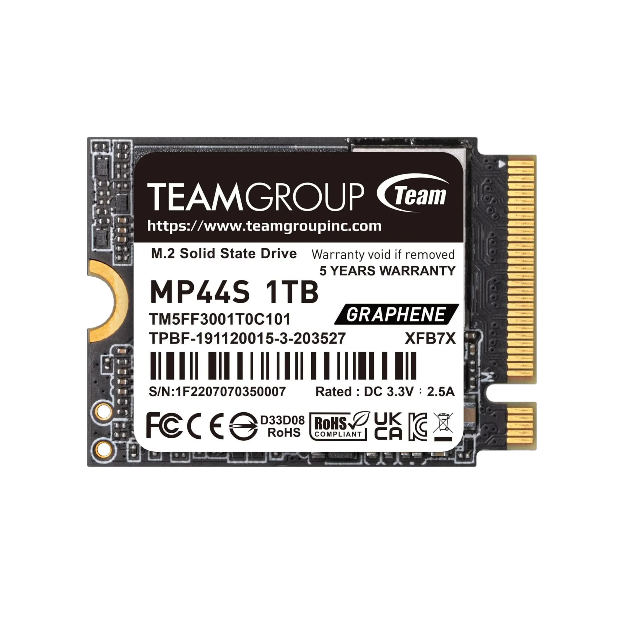 SSD Teamgroup MP44S M.2 2230 với thiết kế nhỏ gọn dành cho PC gaming cầm tay