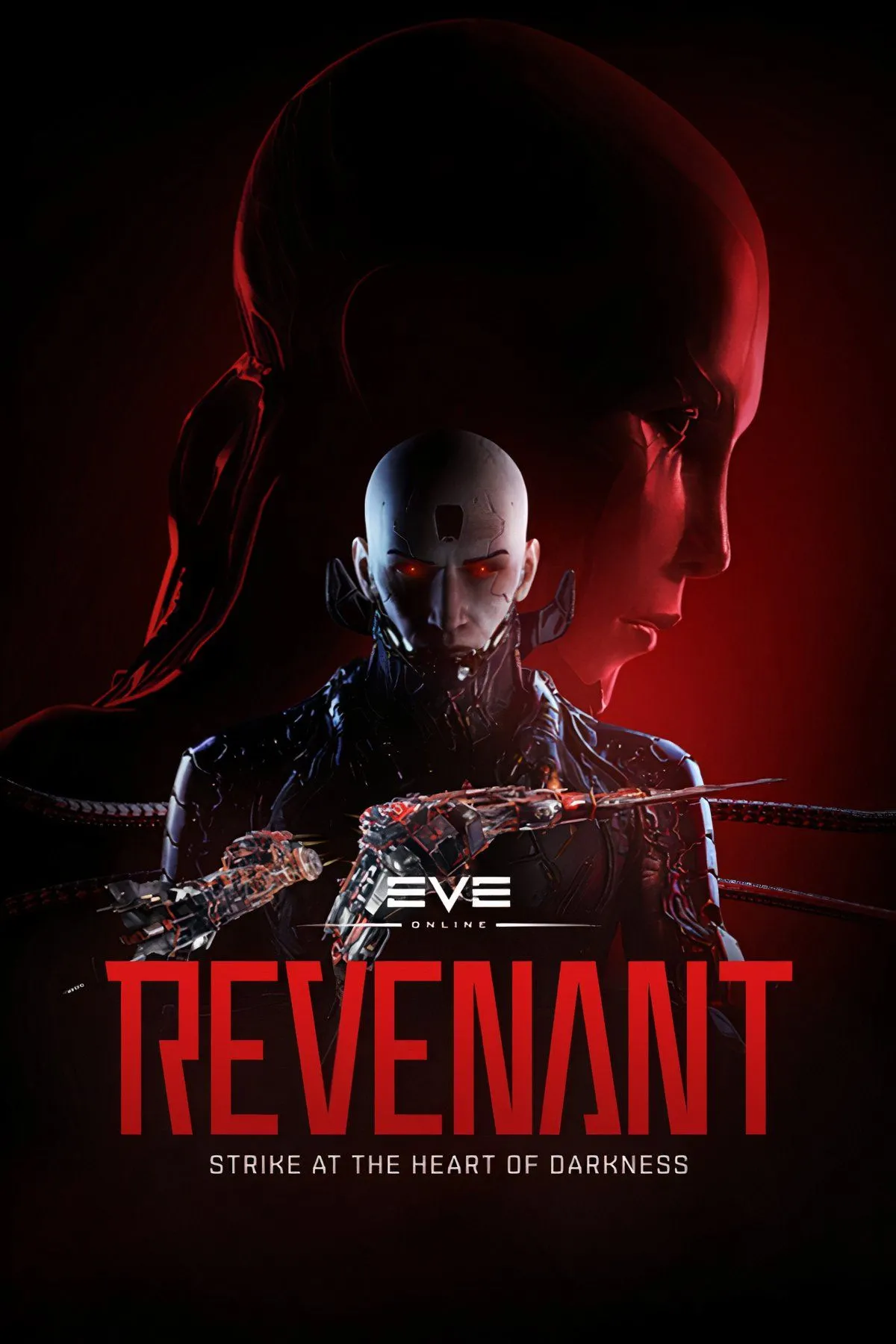 Tàu không gian chiến đấu trong game EVE Online với bối cảnh không gian rộng lớn