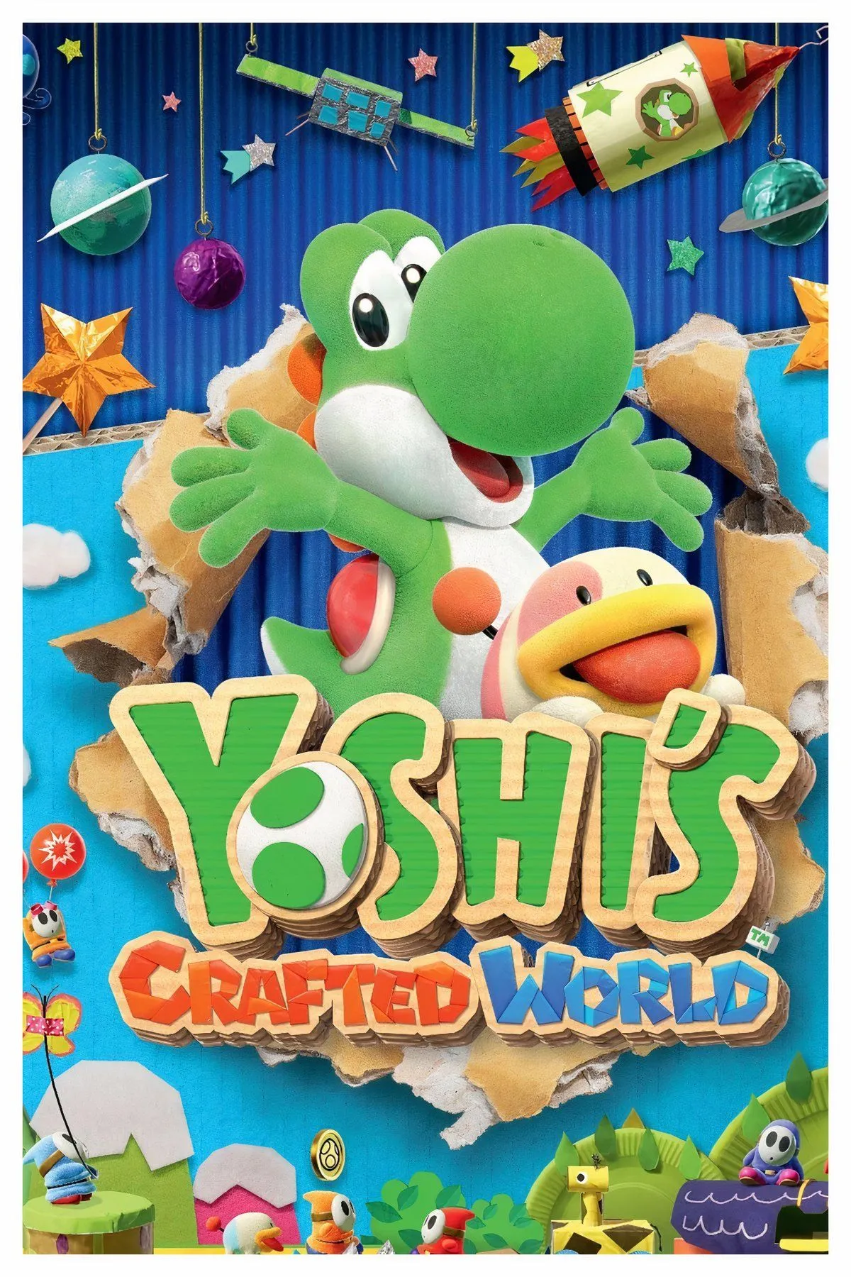 Thế giới thủ công đầy màu sắc trong game Yoshi’s Crafted World
