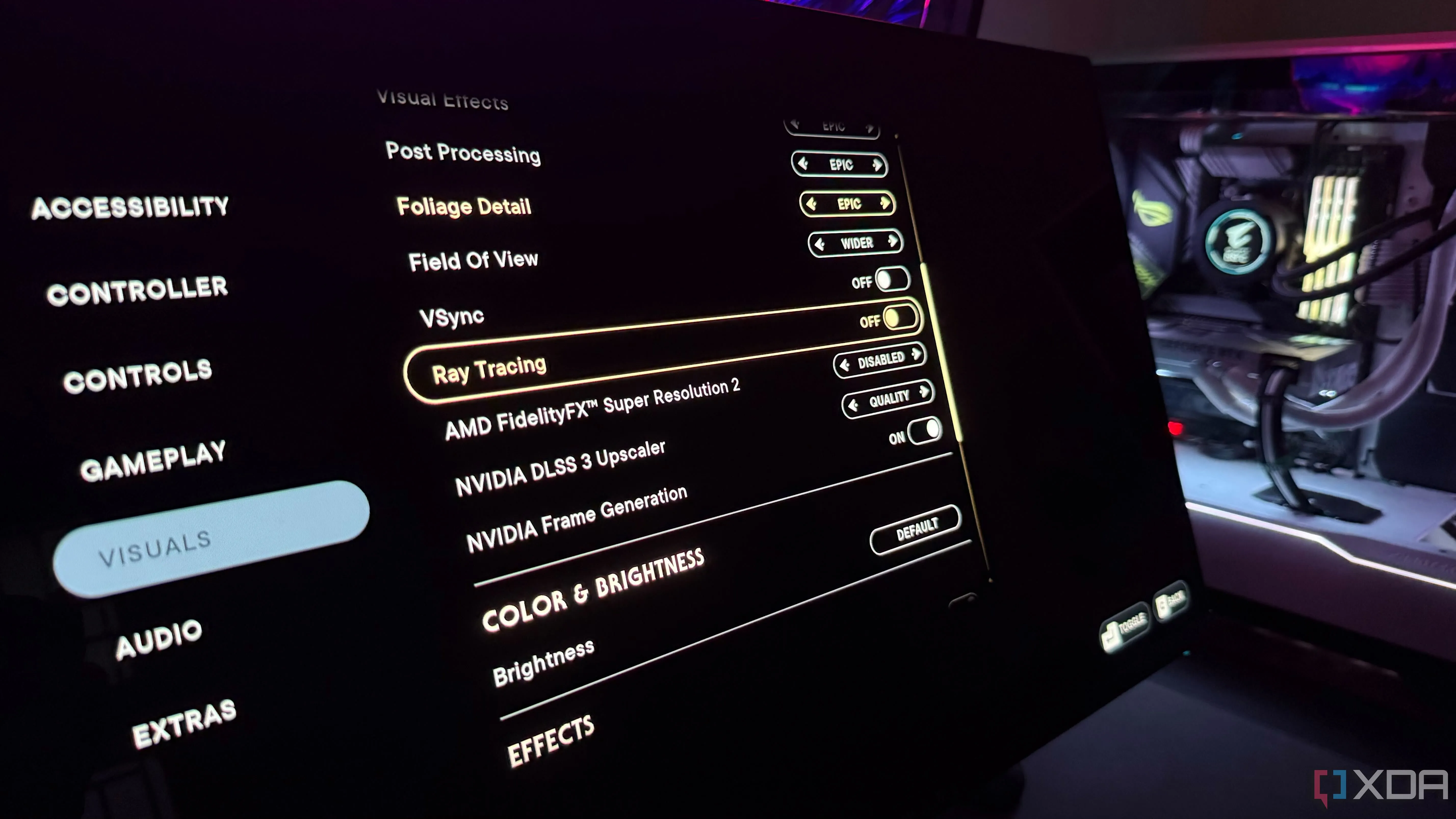 Thiết lập Ray Tracing trong game Star Wars Jedi Survivor