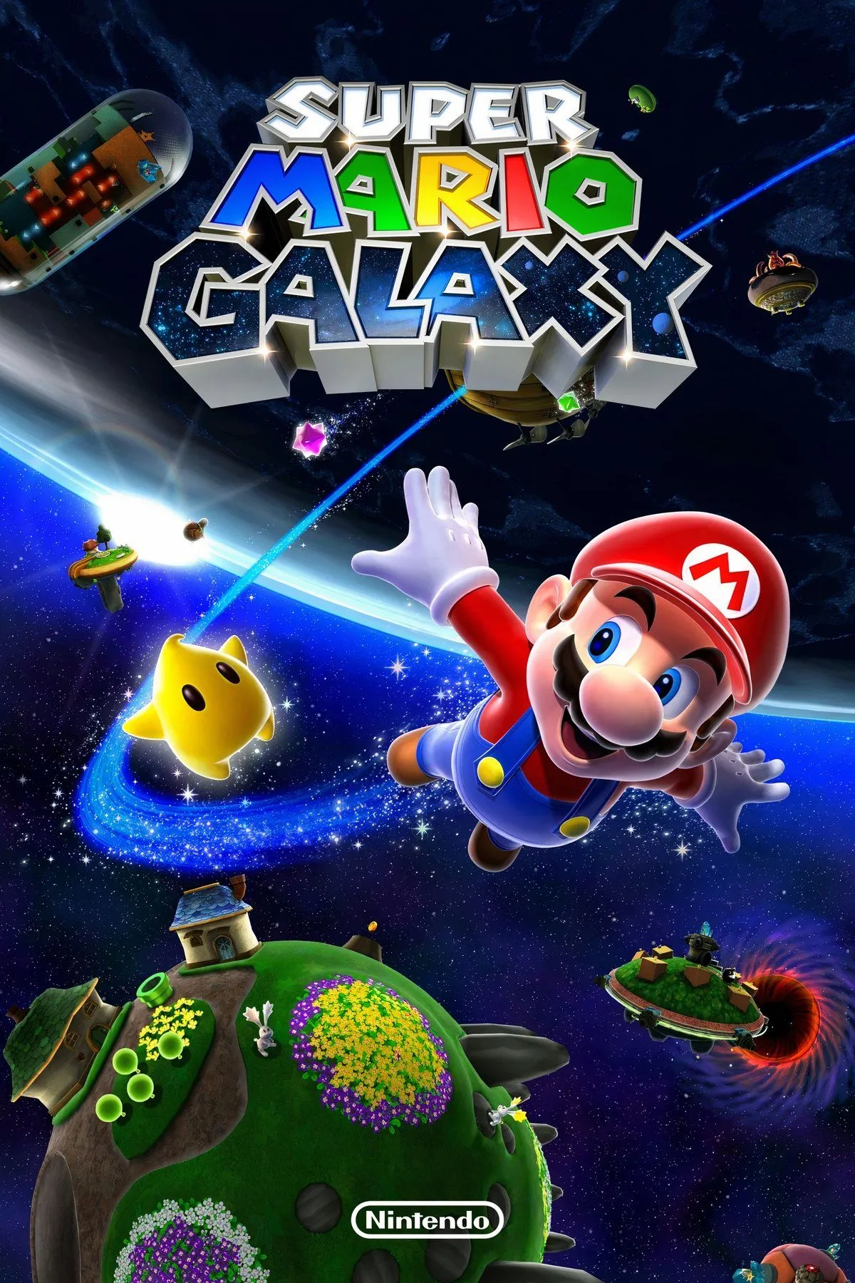 Tổng hợp các môi trường không gian và nhân vật trong Super Mario Galaxy