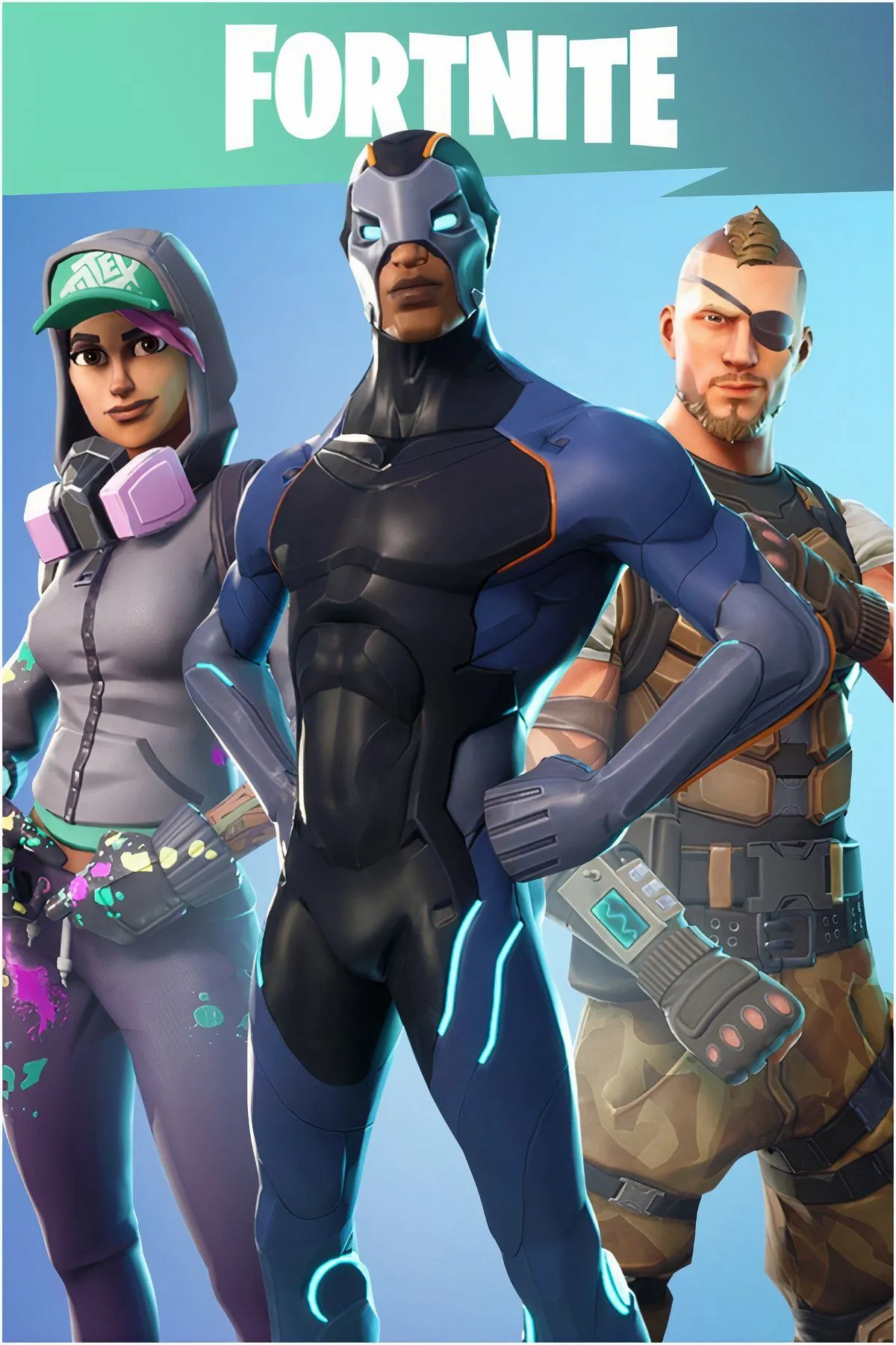 Trang bị đầy đủ trong Fortnite Blitz Royale với các vật phẩm vàng và huyền thoại.