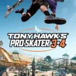 Trò chơi Tony Hawk's Pro Skater 3 + 4 với nhân vật đang biểu diễn kỹ thuật trượt ván trên không trung