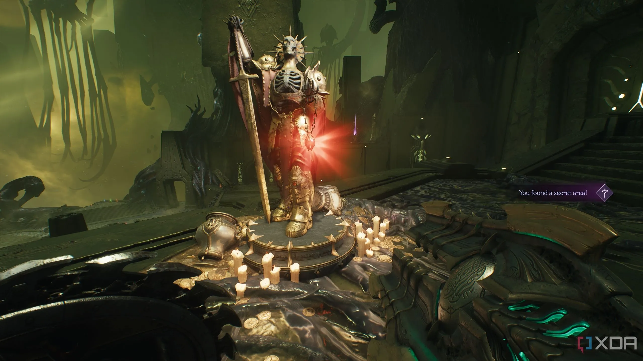 Tượng Hồng Ngọc Đỏ đầu tiên trong Chapter 15 của Doom The Dark Ages