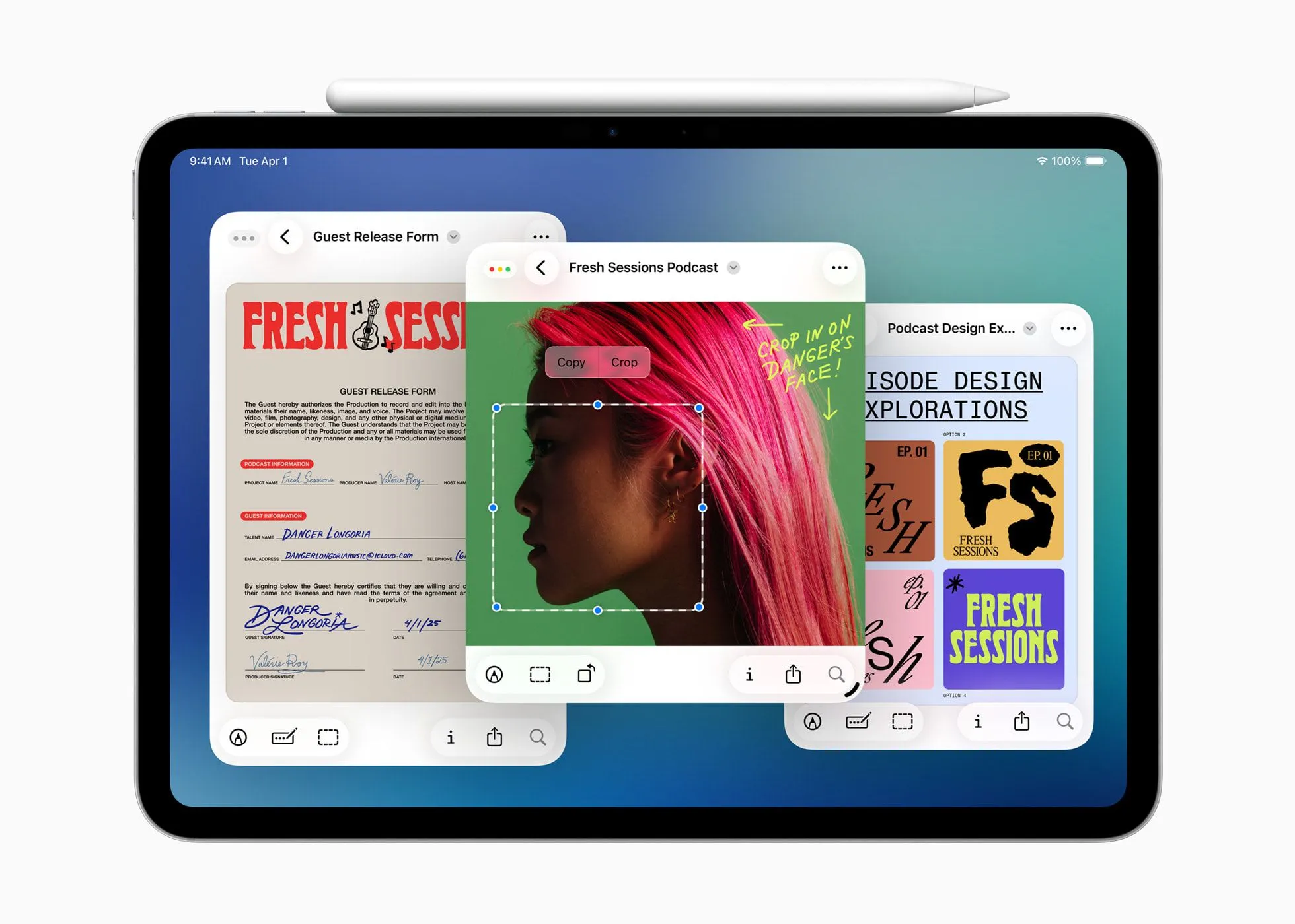 Ứng dụng Preview trên iPadOS 26 cho phép xem và ký tài liệu