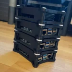 Vỏ case cụm Raspberry Pi bởi Intisy, thiết kế xếp chồng tối ưu không gian và tản nhiệt