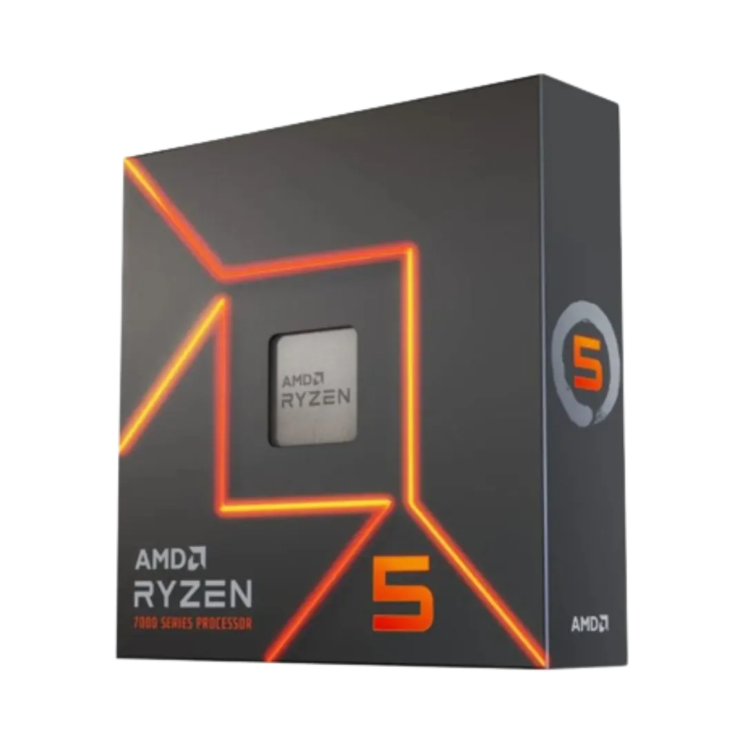 Vỏ hộp và bộ xử lý AMD Ryzen 5 7600X