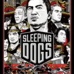 Wei Shen trong Sleeping Dogs thực hiện động tác nhảy xe hành động trên đường phố Hồng Kông.