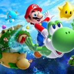 Yoshi và Mario trong tựa game Super Mario Galaxy 2