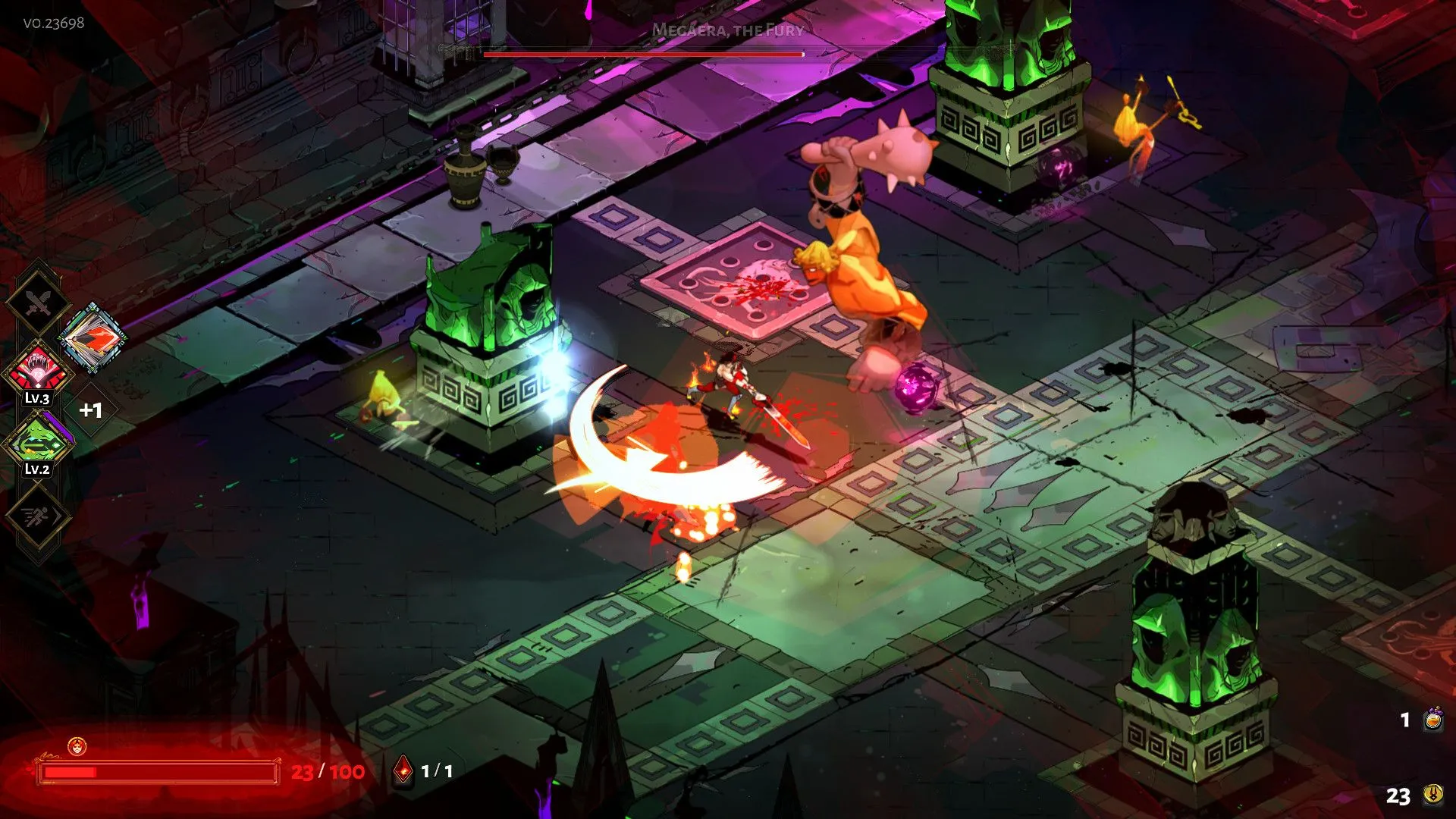 Zagreus đối đầu với Hades trong một trận chiến hoành tráng ở Hades.